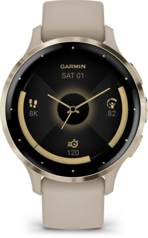 Garmin Venu 3s - Smartwatch - AMOLED-Scherm - 41 mm - French Grey
