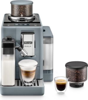 De'Longhi Rivelia - volautomatische espressomachine met LatteCrema Hot melkopschuimer en Bean Switch System